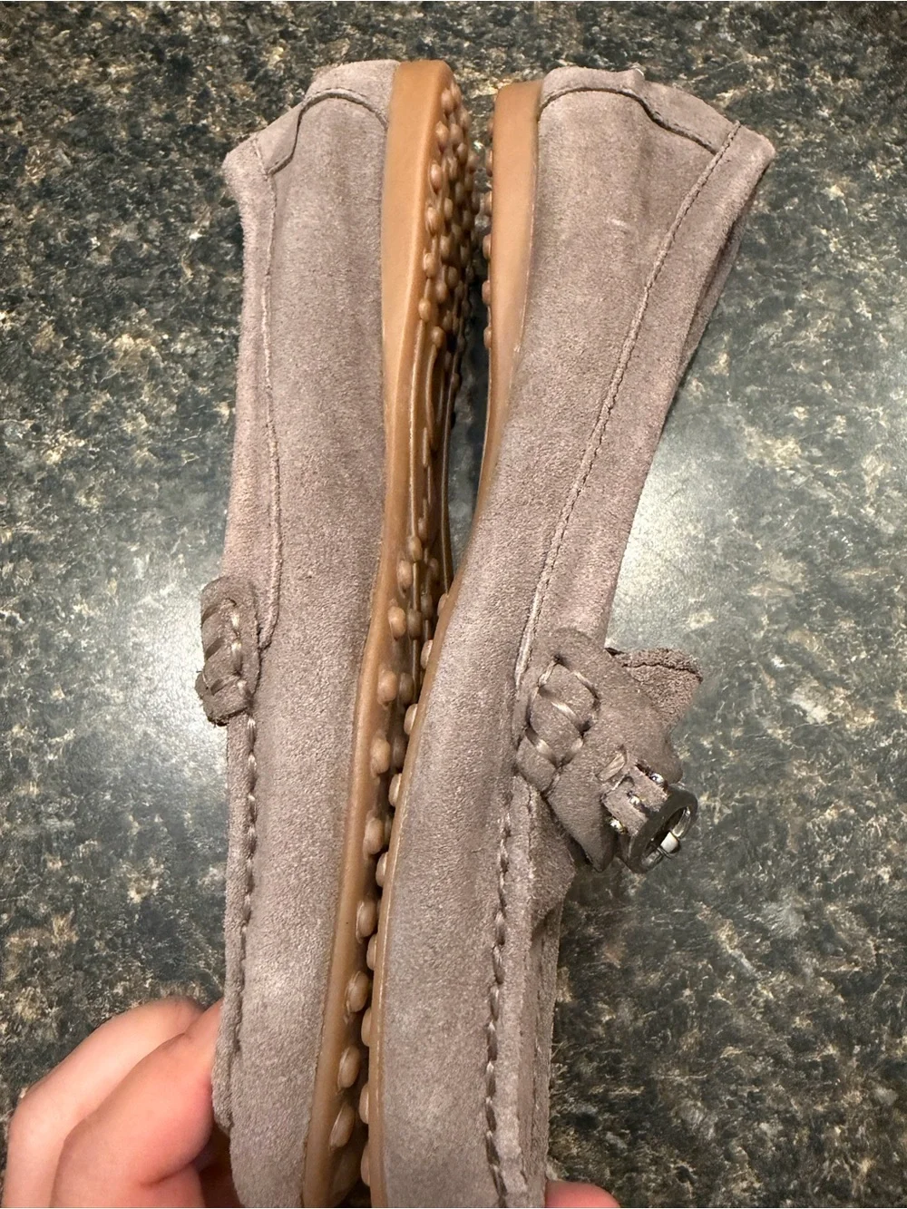 Coach suede loafers
